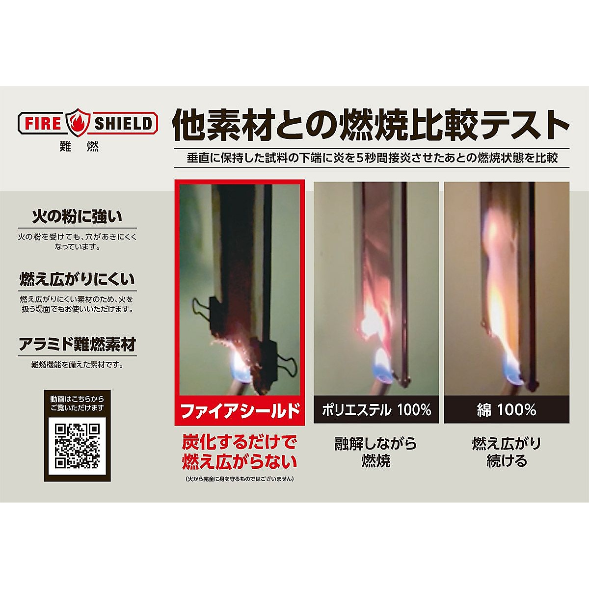 ファイアシールド　アラミドニットグローブ