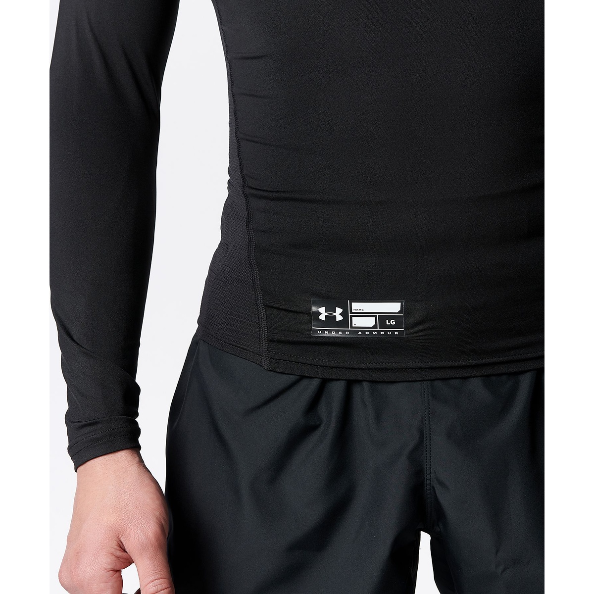 UA HEATGEAR ARMOUR COMPRESSION LONG SLEEVE MOCK NECK SHIRT