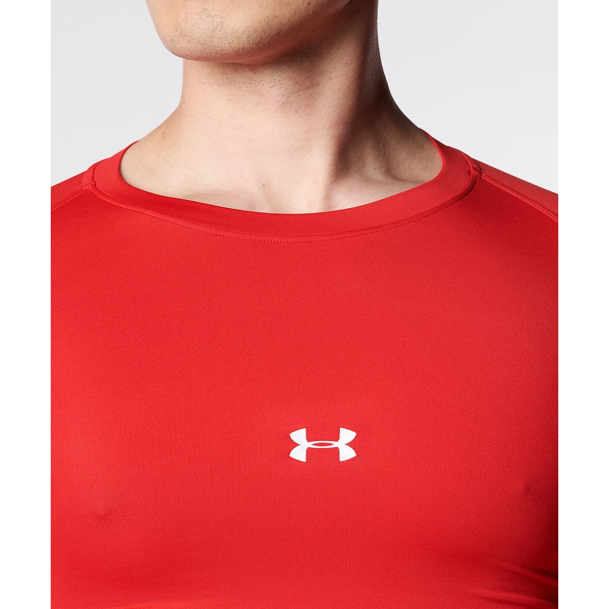 UA HEATGEAR ARMOUR COMPRESSION LONG SLEEVE CREW NECK SHIRT