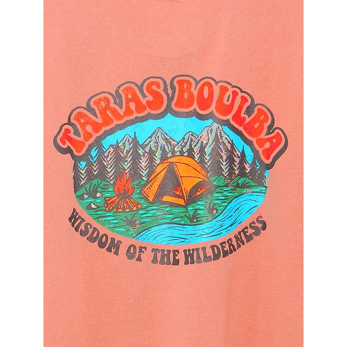 ヘビーコットンプリントTシャツ（キャンプ）
