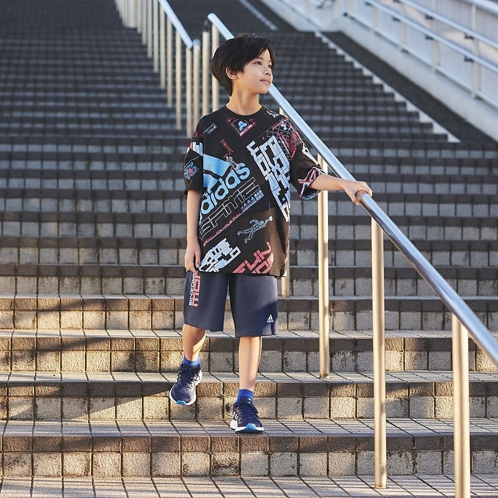 ARKD3 総柄プリント 半袖Tシャツ / U ARKD3 ALLOVER PRINTED TEE