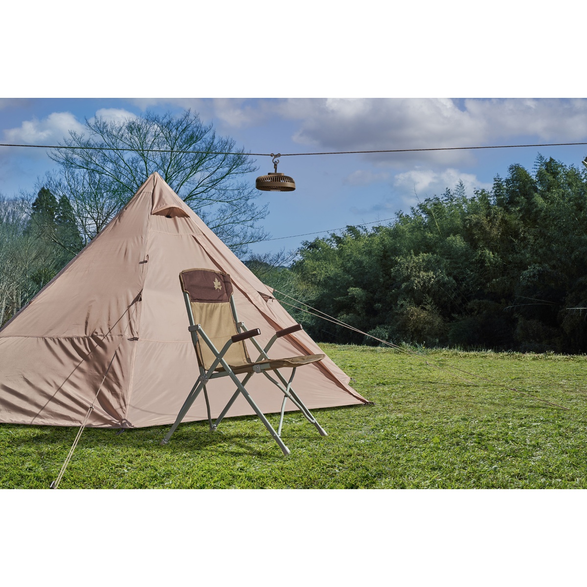 ハンガー扇風機(USB蓄電)