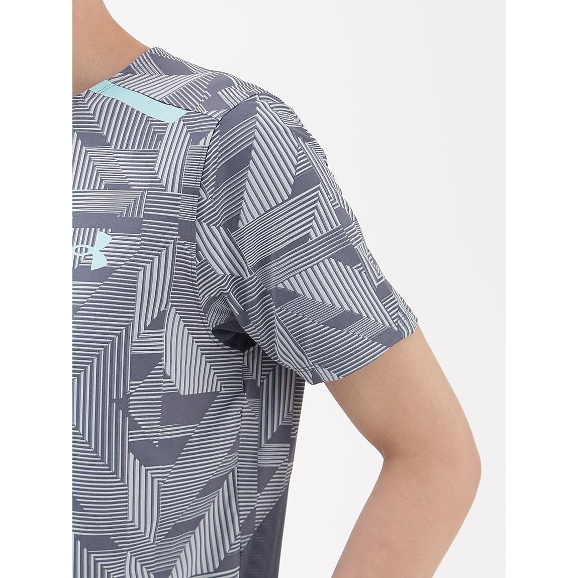 UA ISO-CHILL SHORT SLEEVE PRINTED
