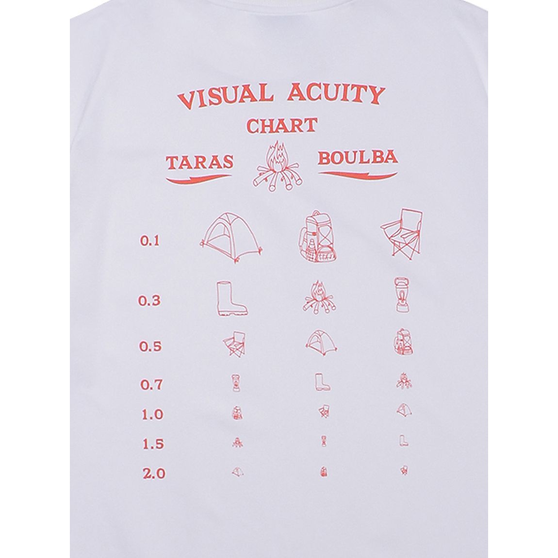 PE天竺 プリントTシャツ（視力検査）