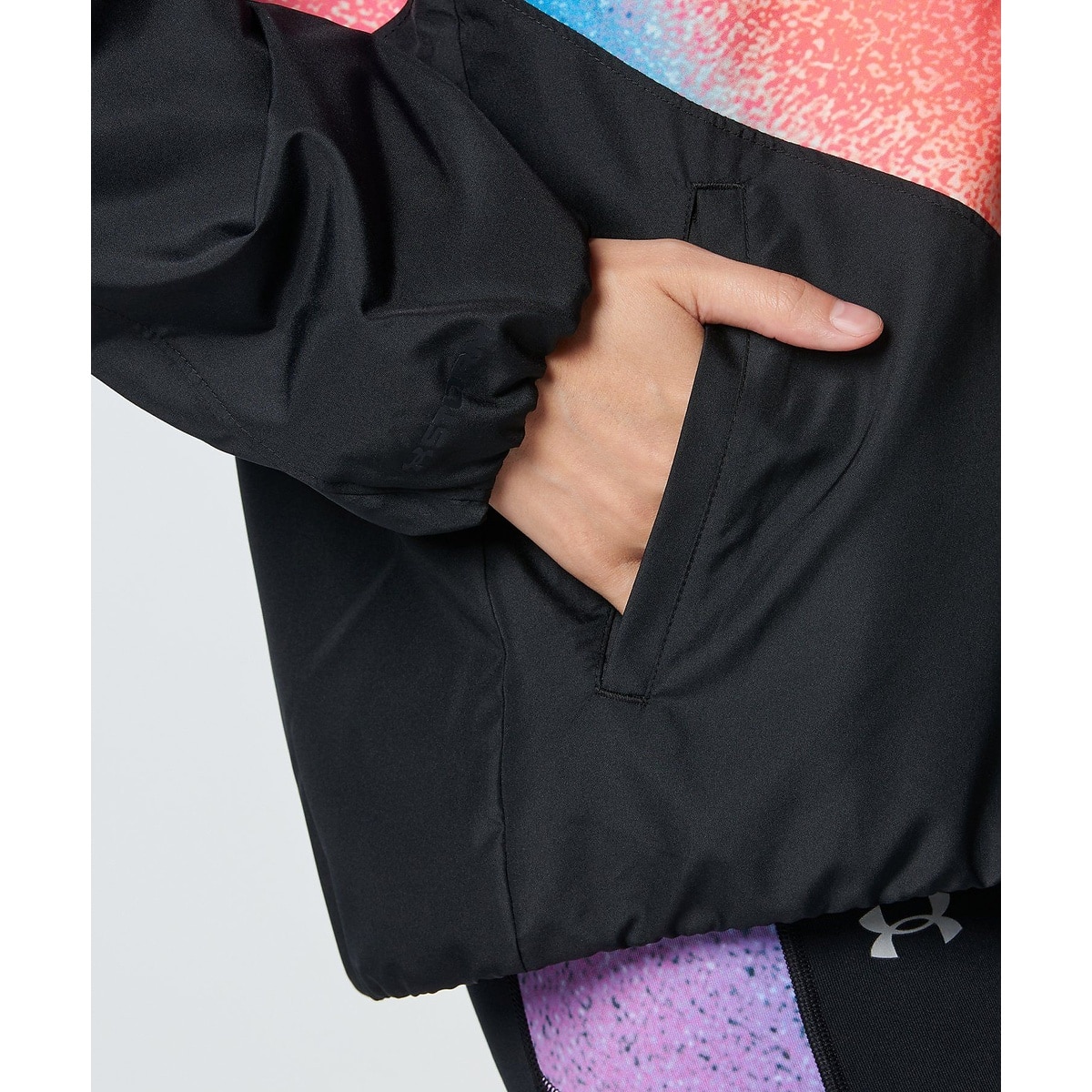 UA TRICOT WOVEN FULL ZIP HOODIE