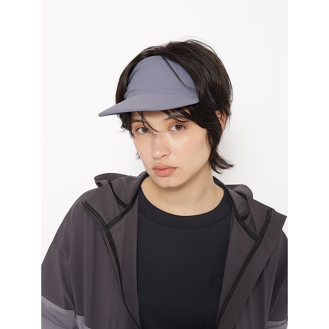 ストレッチナイロン ヘッドバンドバイザー LADIES