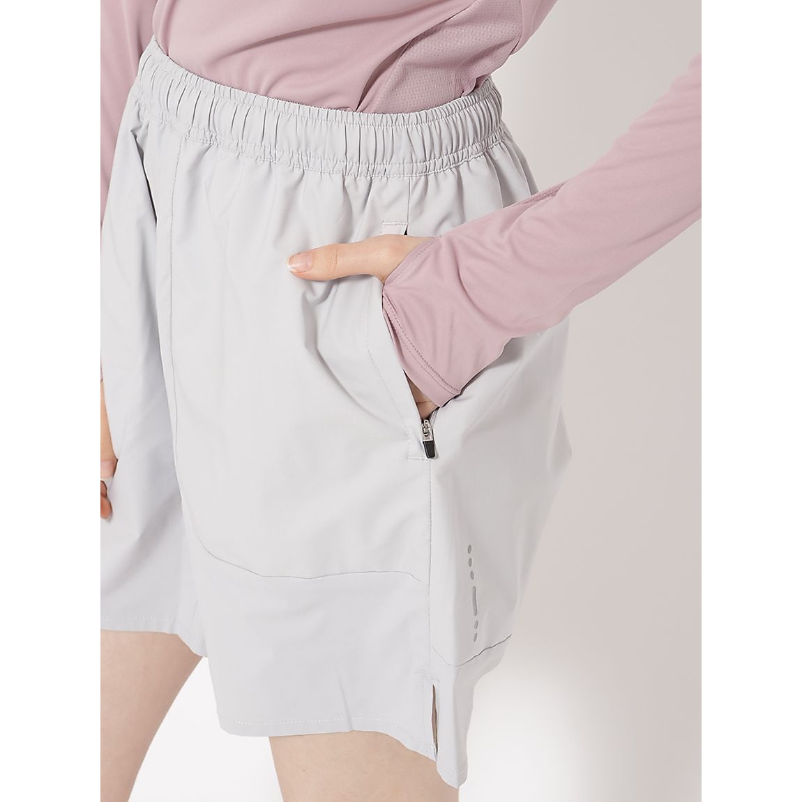 for RUN  軽量撥水ストレッチ ベーシックパンツ LADIES