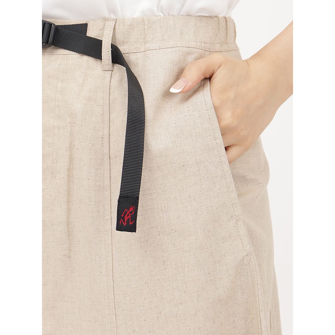 LINEN FOLSOM SKIRT