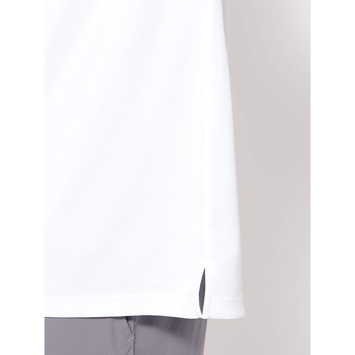 メッシュグロスドライ ノーカラーポロシャツ MENS