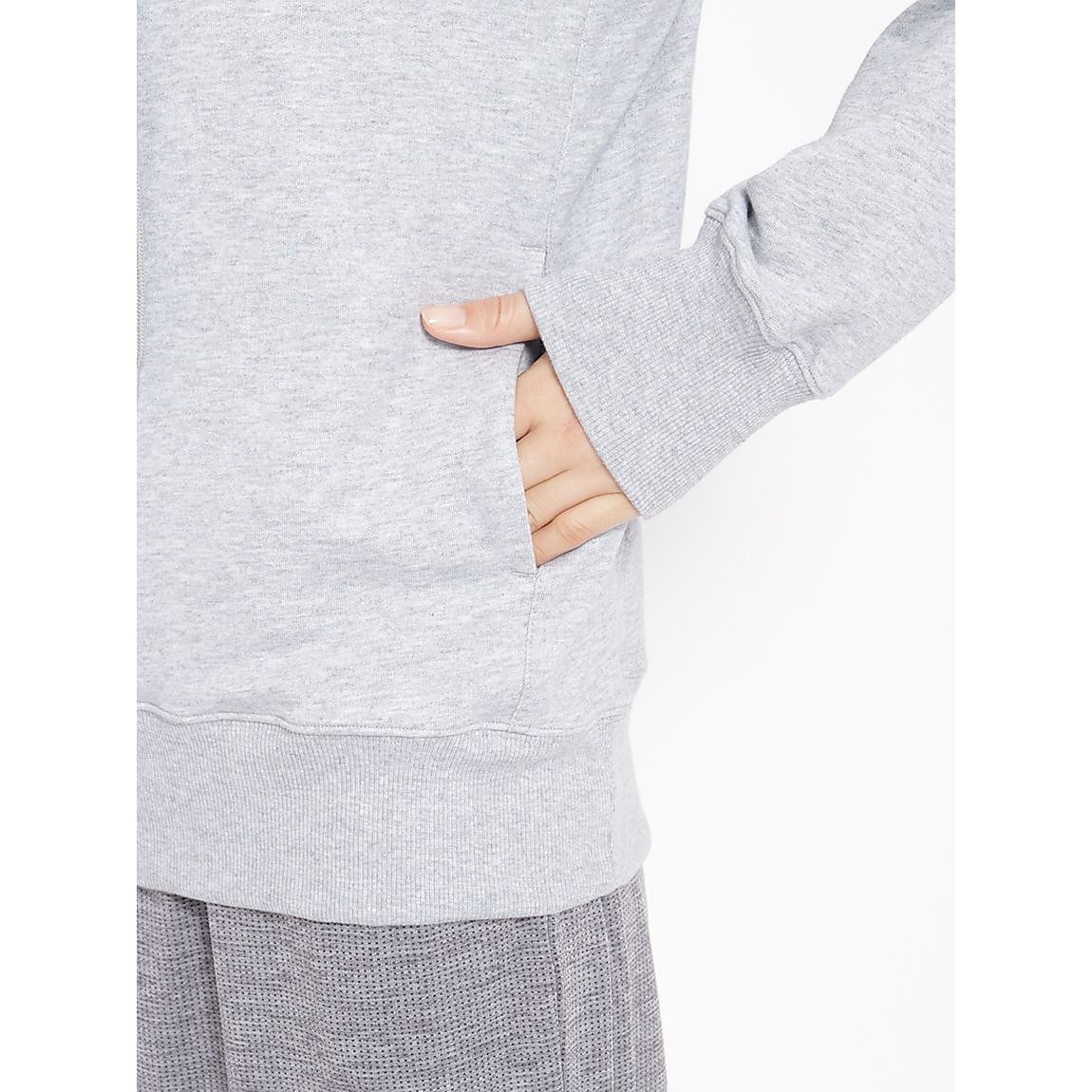 コットンミニ裏毛 ジップフーディ LADIES