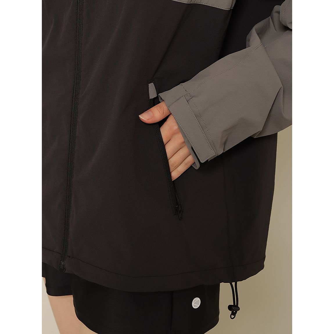 リサイクル裏ドビーナイロン フルジップフーディ UNISEX