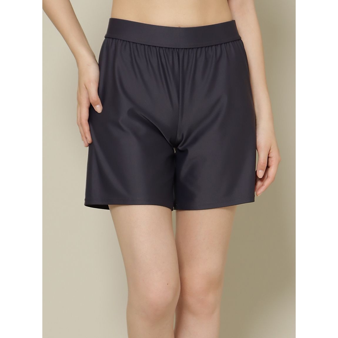 スイムウェア LADIES ペプラムフレア水着 3点セット