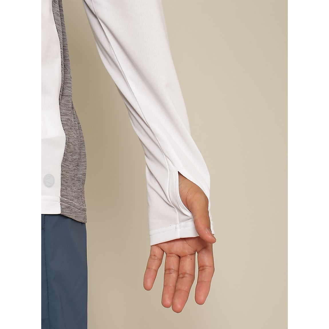 RUNスムースドビー クルーネックロングスリーブTシャツ MENS