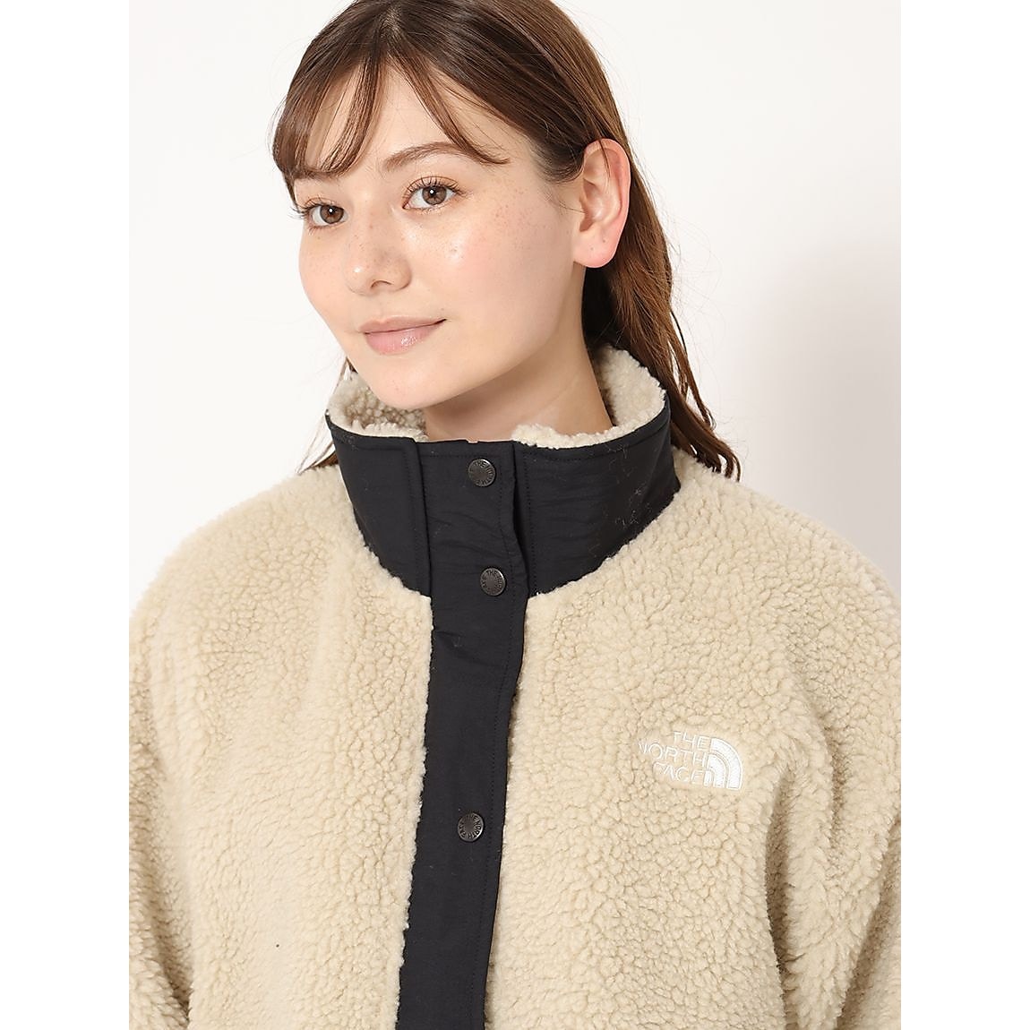 Maternity Boa Fleece Jacket & Baby Cap (マタニティボアフリースジャケット&ベビーキャップ)