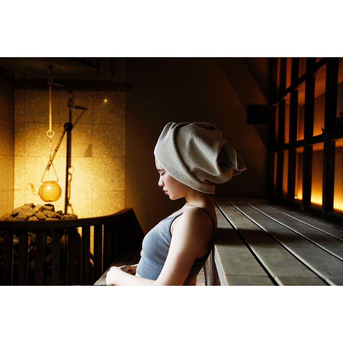 TOMTE マイサウナトトノイタオル　グリーン