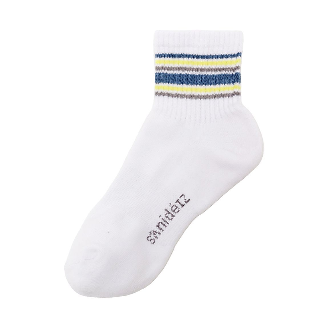 ２足組パイル編 マルチラインソックス：ショート