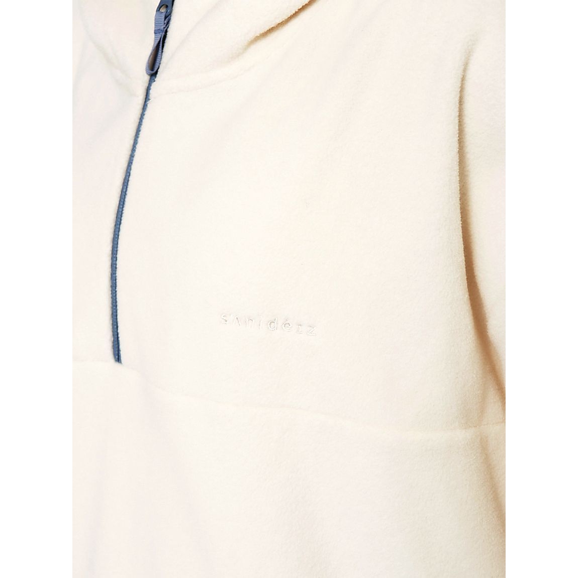 マイクロフリース ハーフジップフーディUNISEX