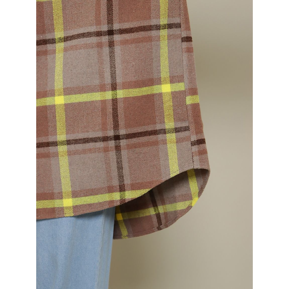 ビッグチェック オーバーサイズシャツ