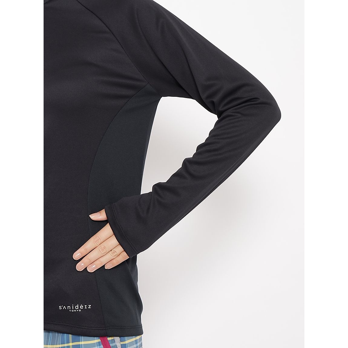 for RUN テックカノコ ハーフジップ長袖Tシャツ LADIES