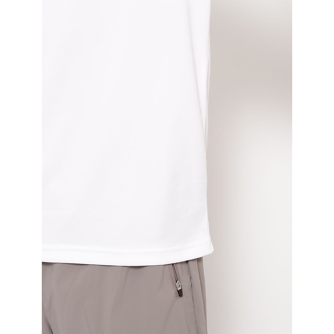 for RUN テックカノコ クルーネックロゴプリント長袖 MENS