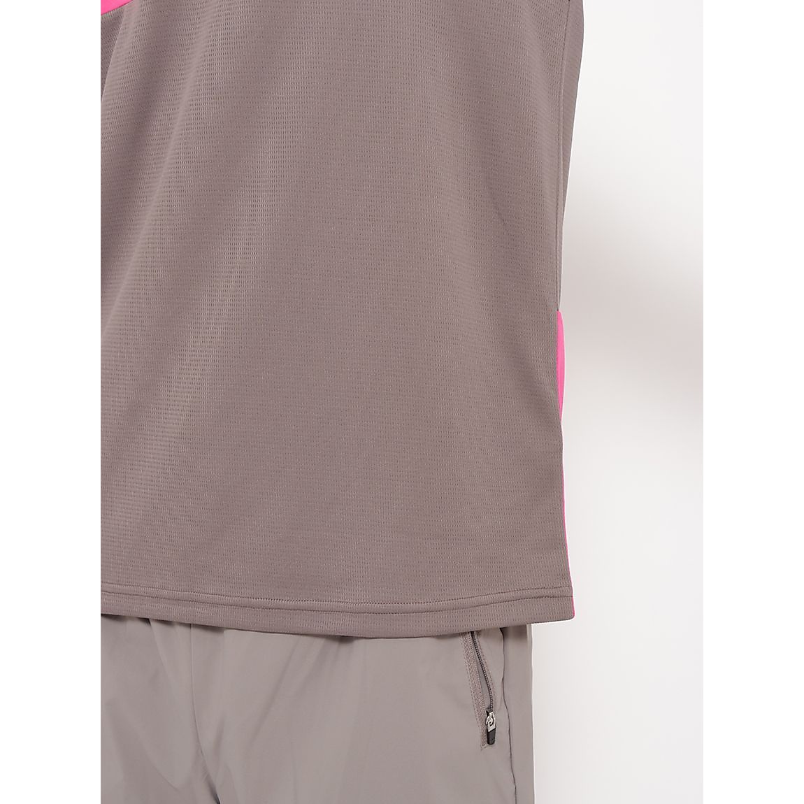 for RUN ドライスムースpr スリーカラーライン長袖Tシャツ MENS