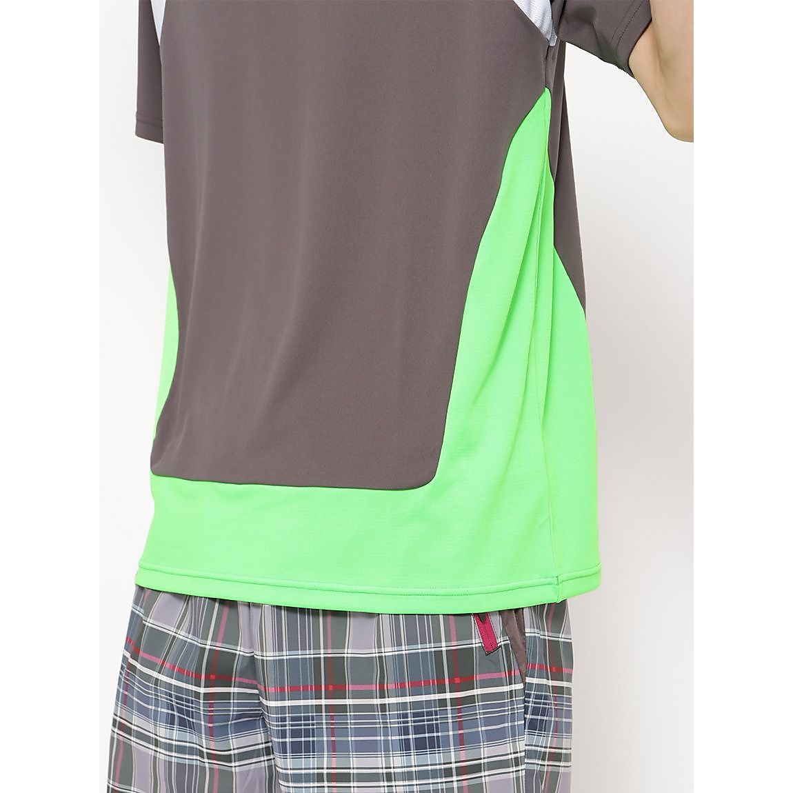 for RUN ドライスムースpr カラーブロックTシャツ MENS