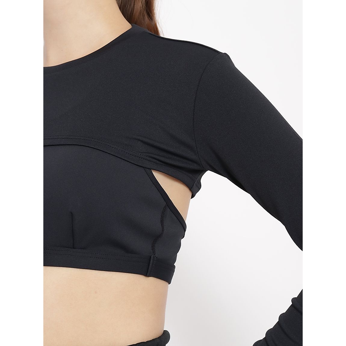 Ｃｏｃｏｔｙベアスムース クロップトモックネック LADIES