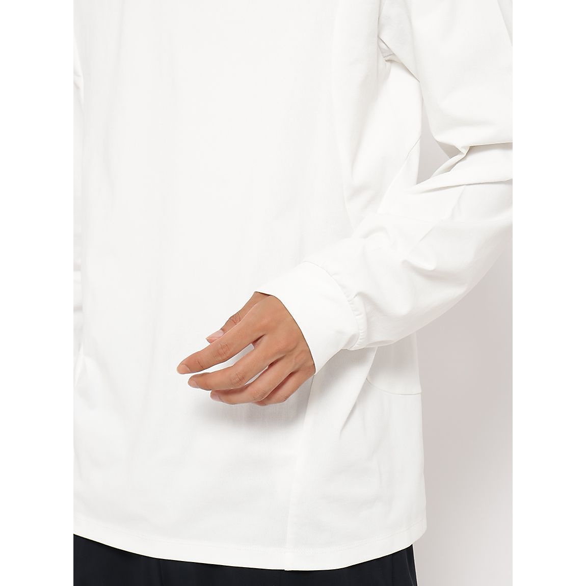 MFY天竺 モックネック長袖TシャツMENS