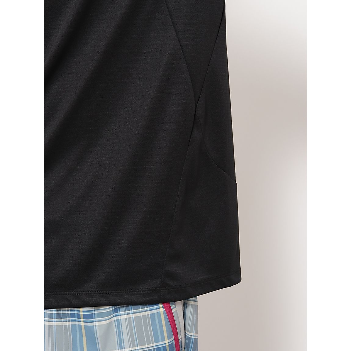 ハニカムドライスムース モックネック長袖TシャツMENS