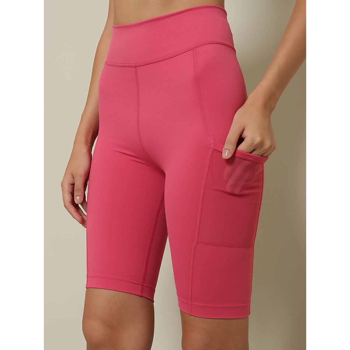 ナイロンスパンライトサポート ハーフタイツ