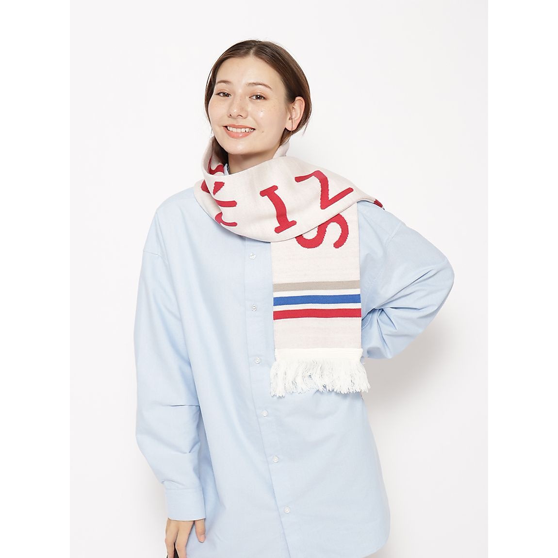 「寒い日のスタンダード。」 エールニットマフラー