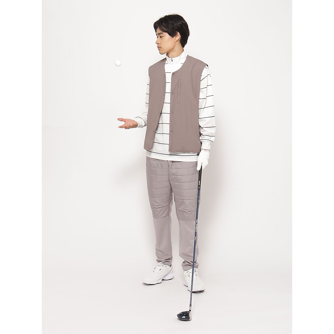 エステルタフタ中綿ハイブリッド ロングパンツ MENS