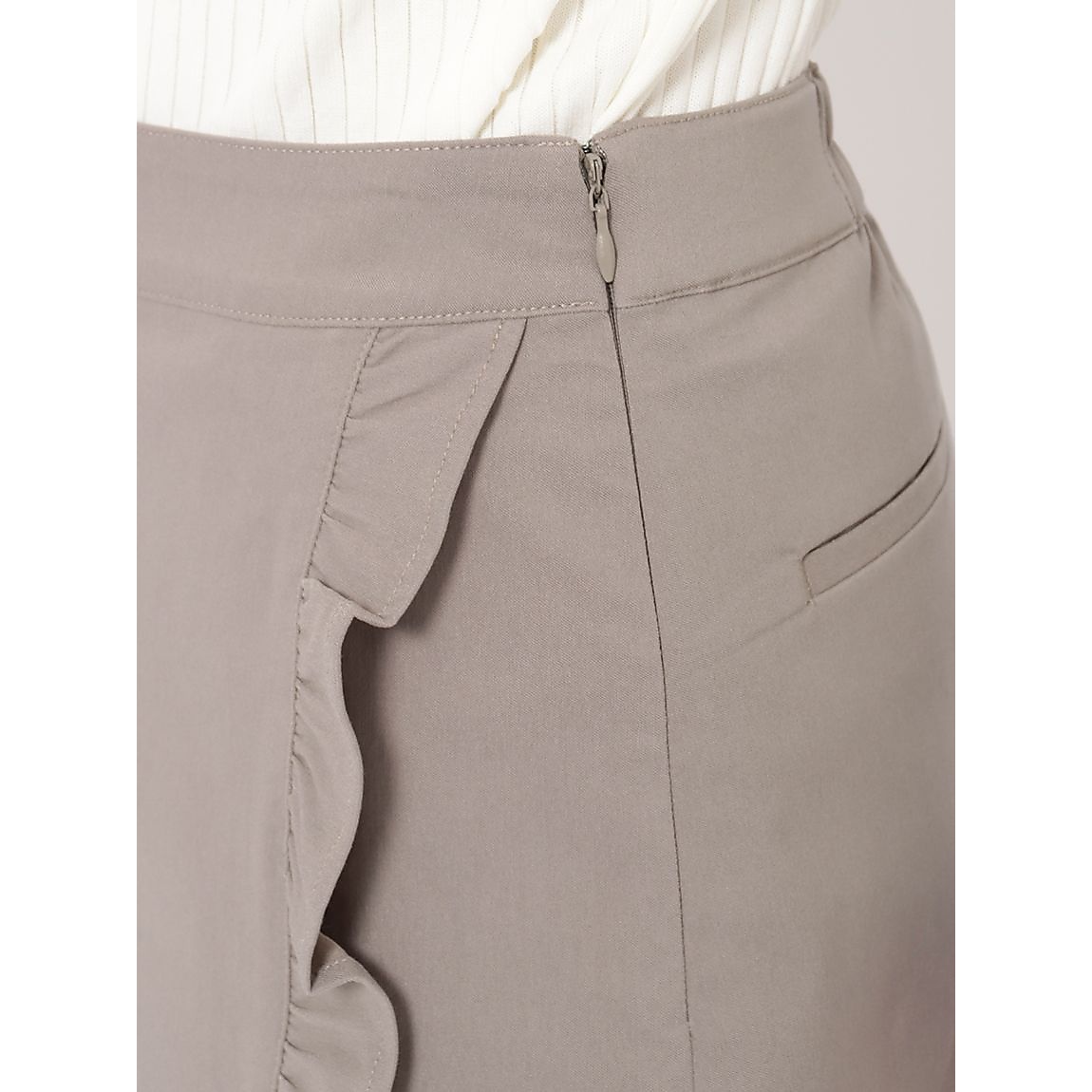 ベリーストレッチ フリルキュロットパンツLADIES