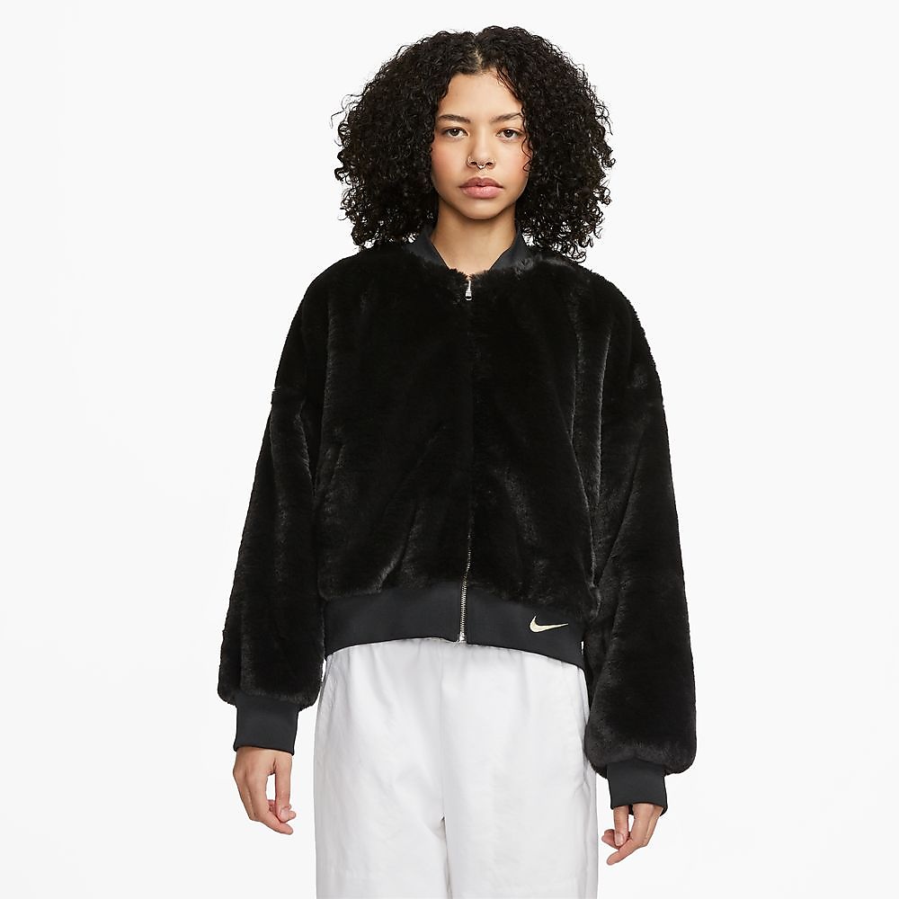 ナイキ ウィメンズ NSW ファックス ファー ボンバー ジャケット