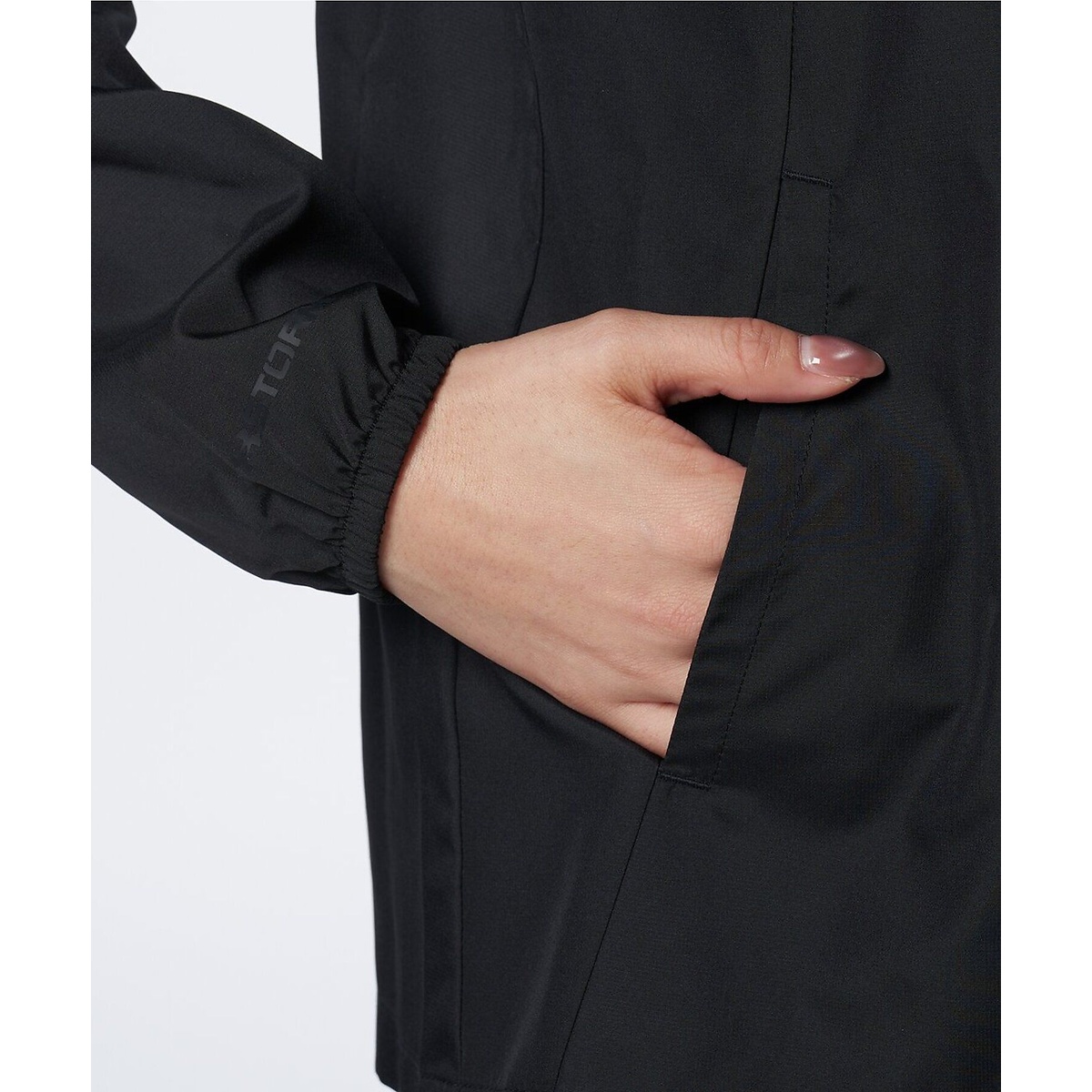 UA WORDMARK WOVEN FULL ZIP HOODIE