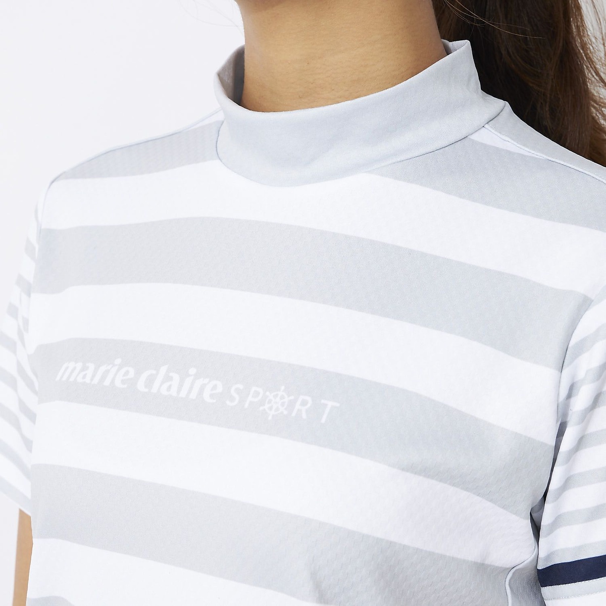 マリ.クレールハンソデ シャツ ガラ