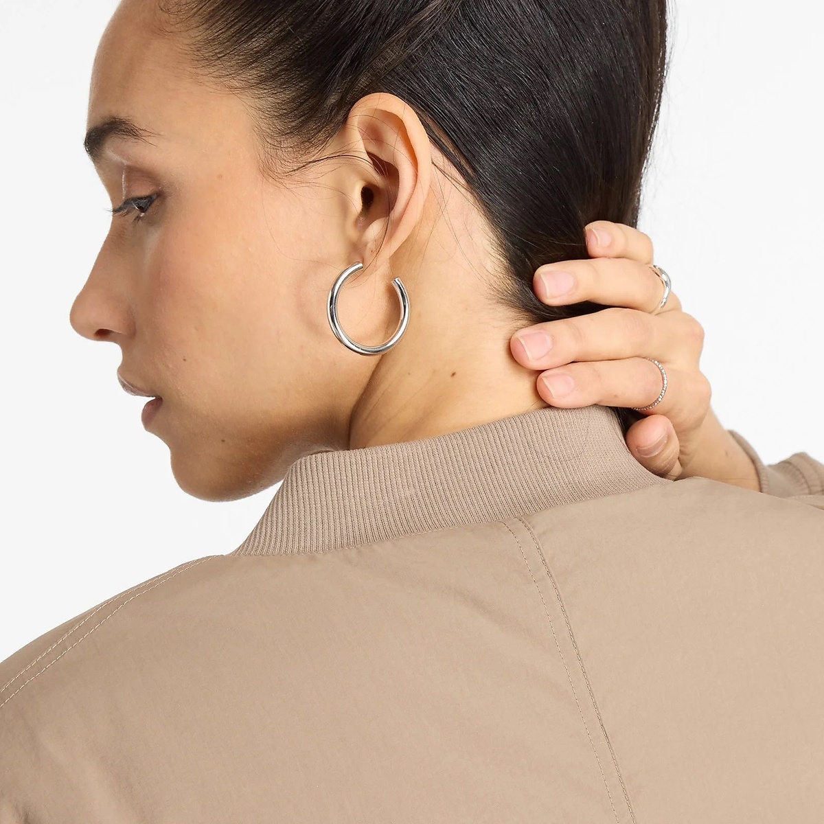 Linear Heritage ウーブンパデッドボンバージャケット