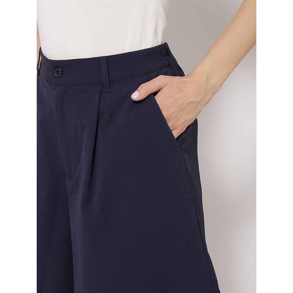 ミニサッカーストライプ キュロット LADIES