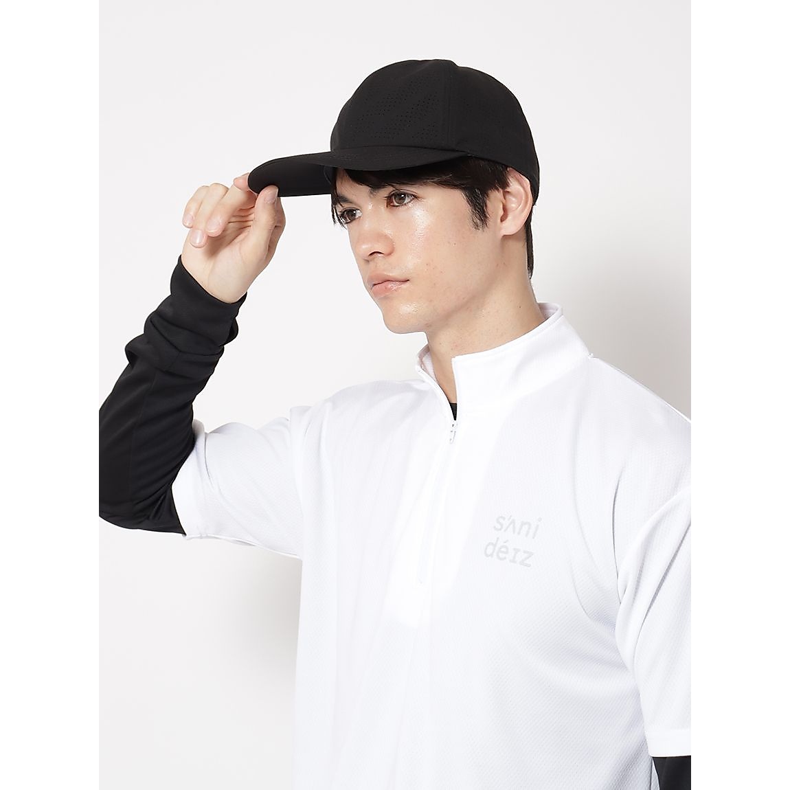 レーザーカットメッシュ for RUN 6パネルキャップ