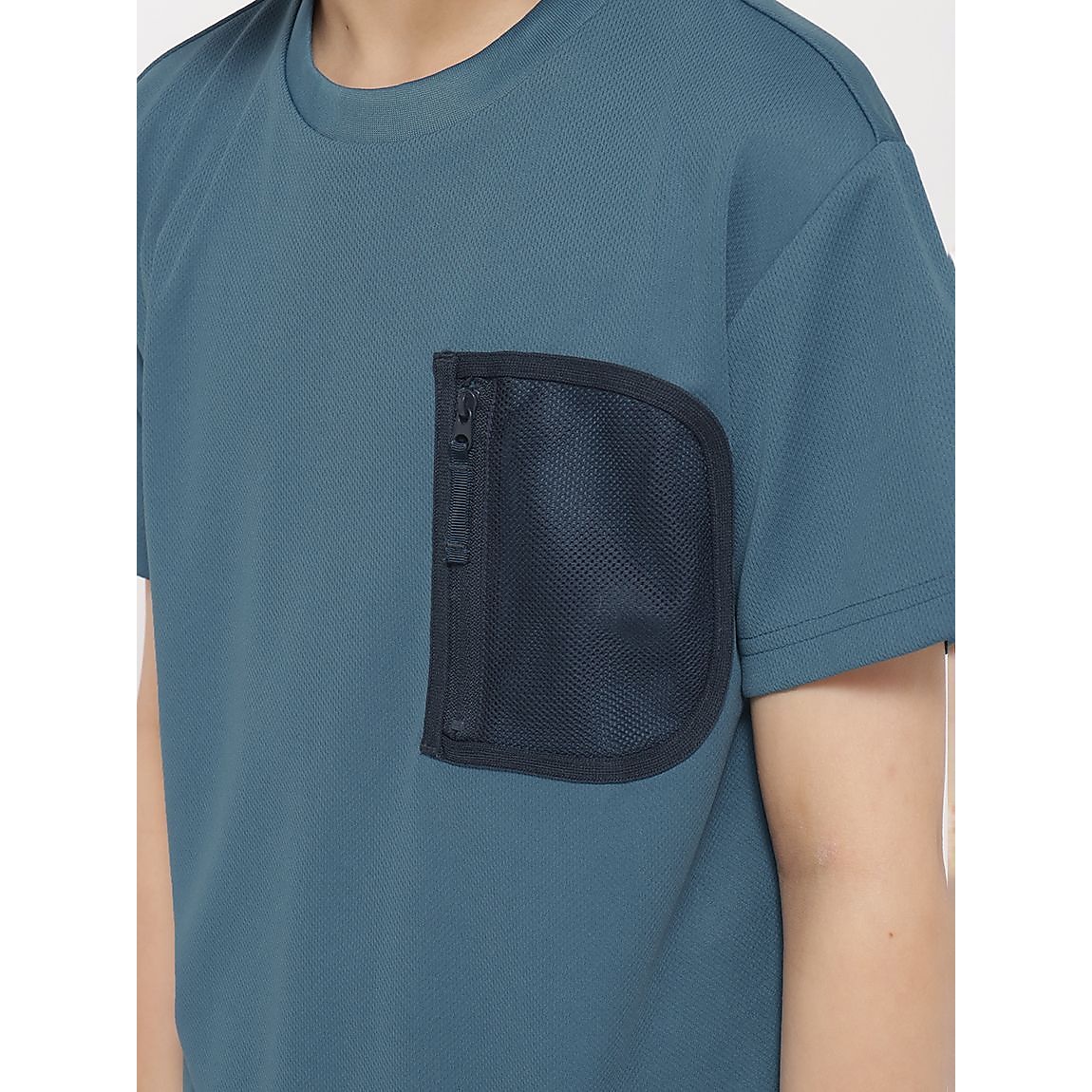 PEメッシュスムース メッシュポケットTシャツ JUNIOR