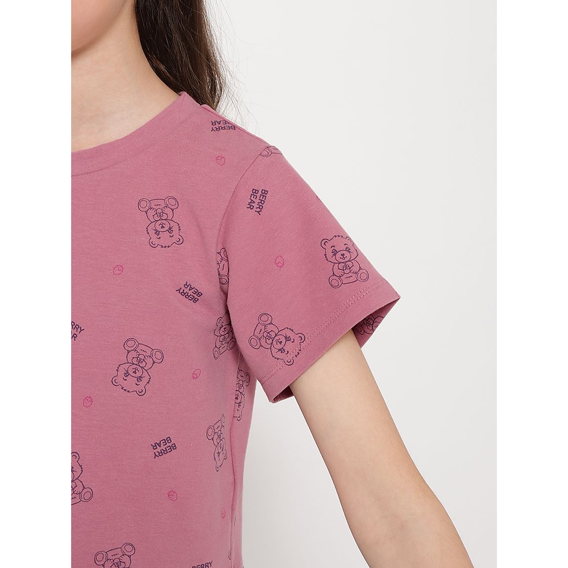 「Berry Bear」シリーズ クロップトTシャツ GIRLS