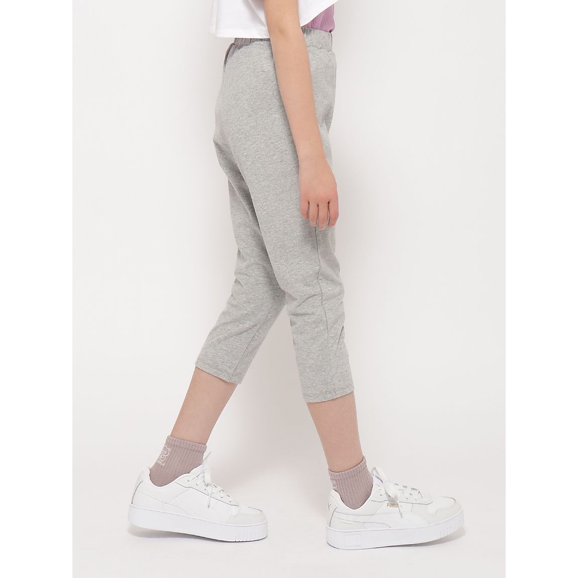 コットンPU天竺 クロップトロゴレギンス GIRLS