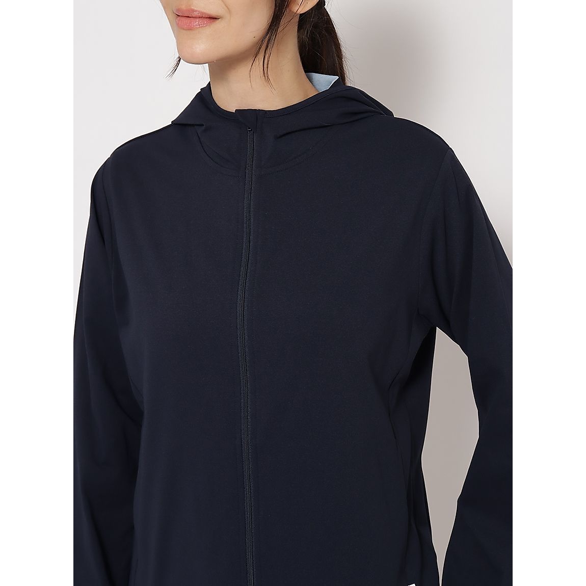 コットンタッチ天竺 for GOLF ジップフーディ LADIES