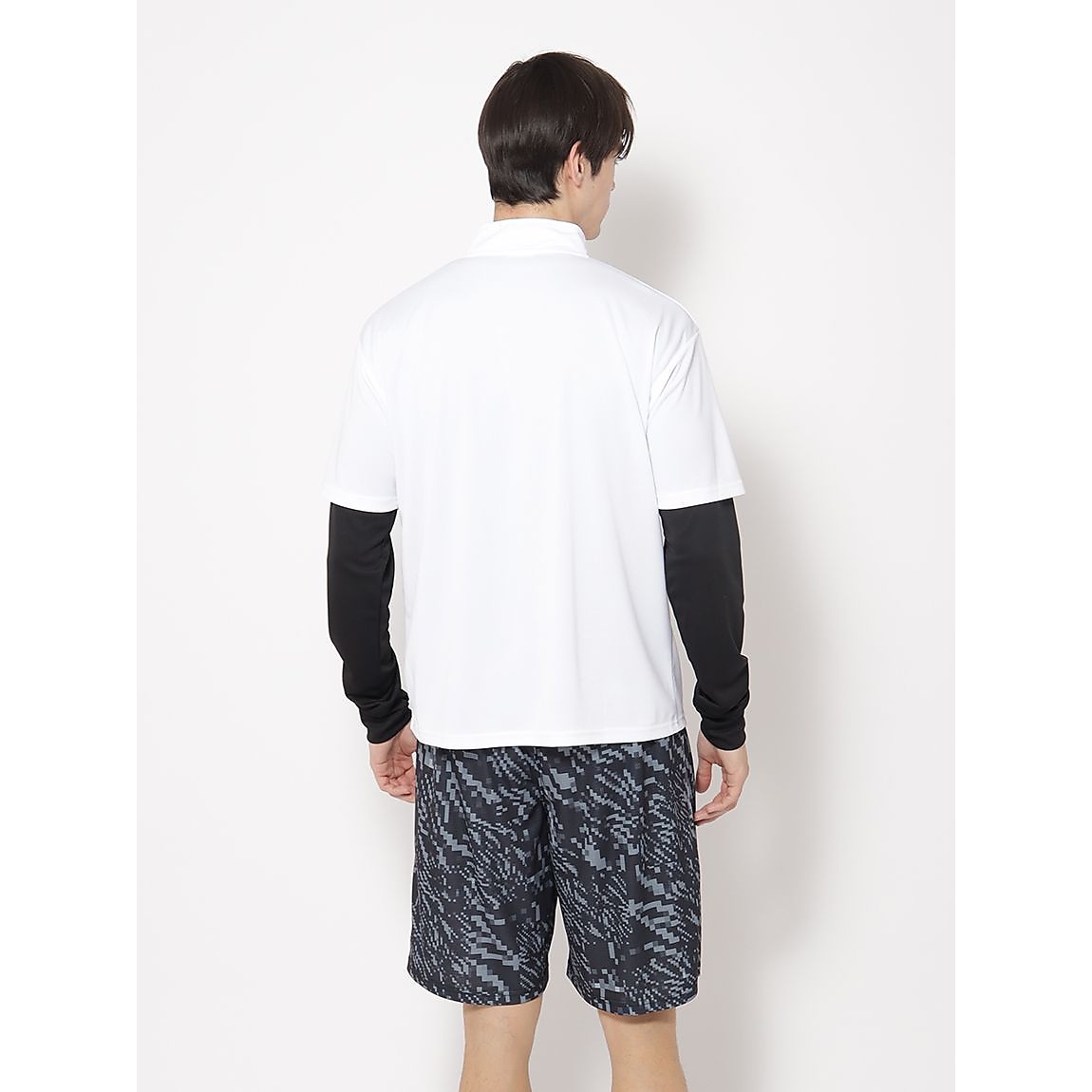 ハニカムメッシュスム-ス ハーフジップ＆長袖 MENS