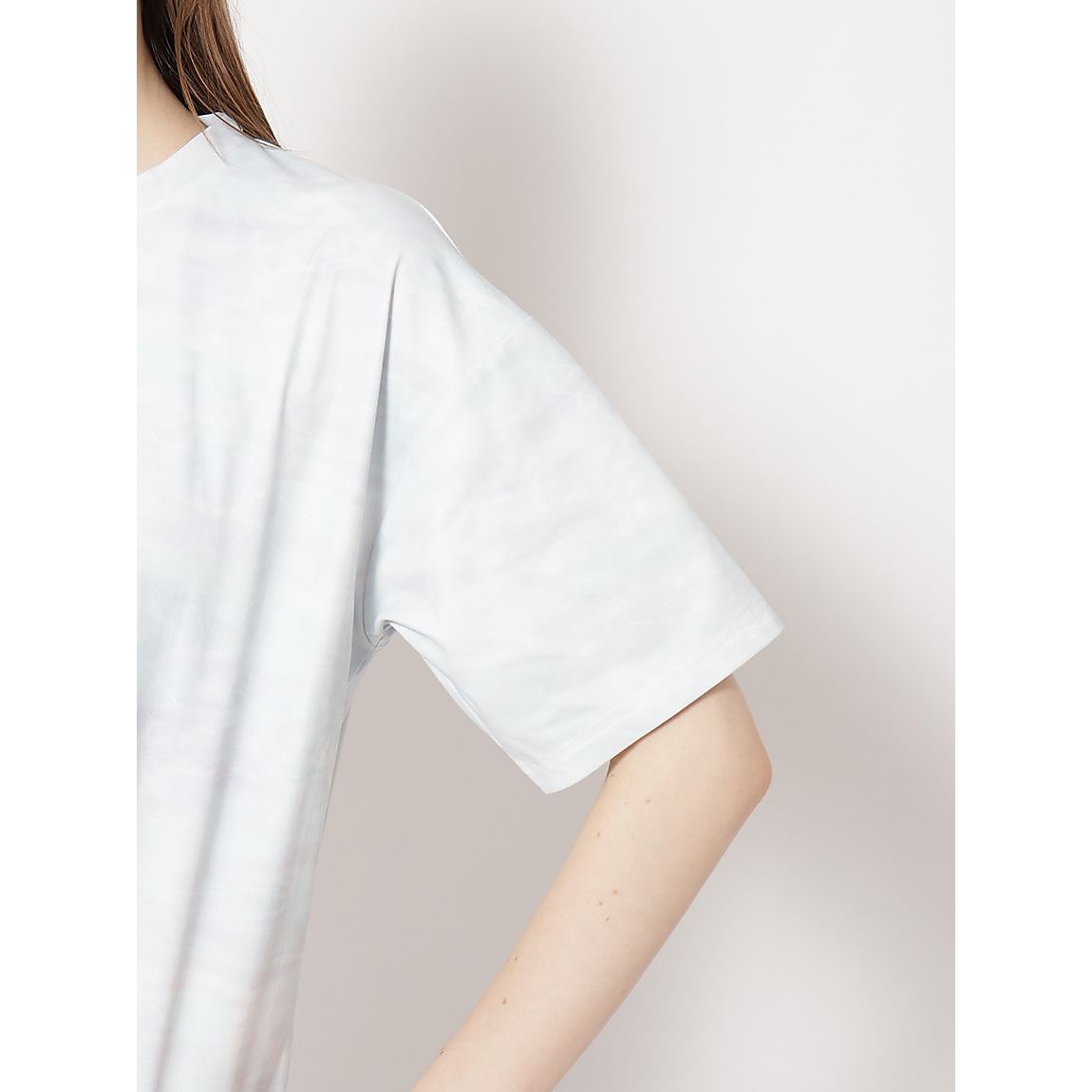 コットンタッチ天竺 オーバークロップトTシャツLADIES