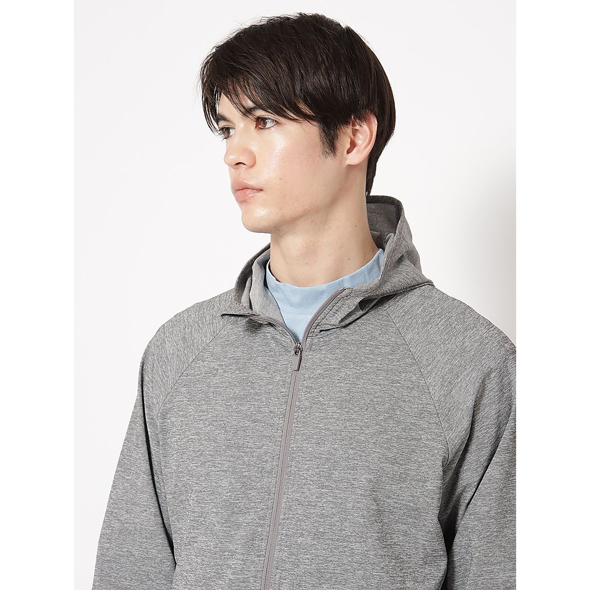 MF5クールジャージ ジップフーディ MENS