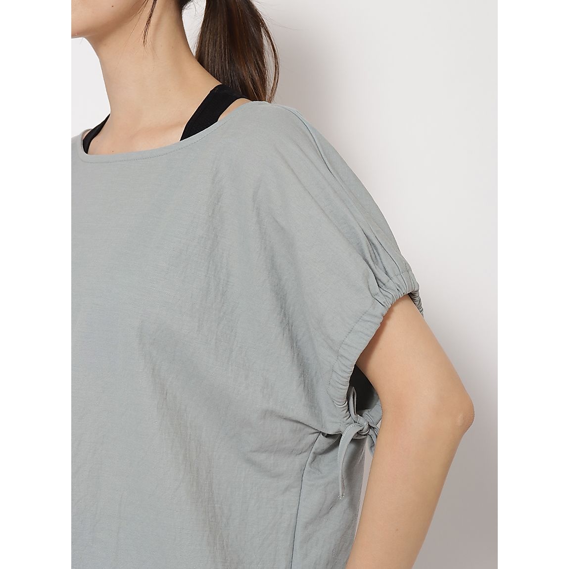 リネンライクジャージ フレンチスリーブTシャツ LADIES