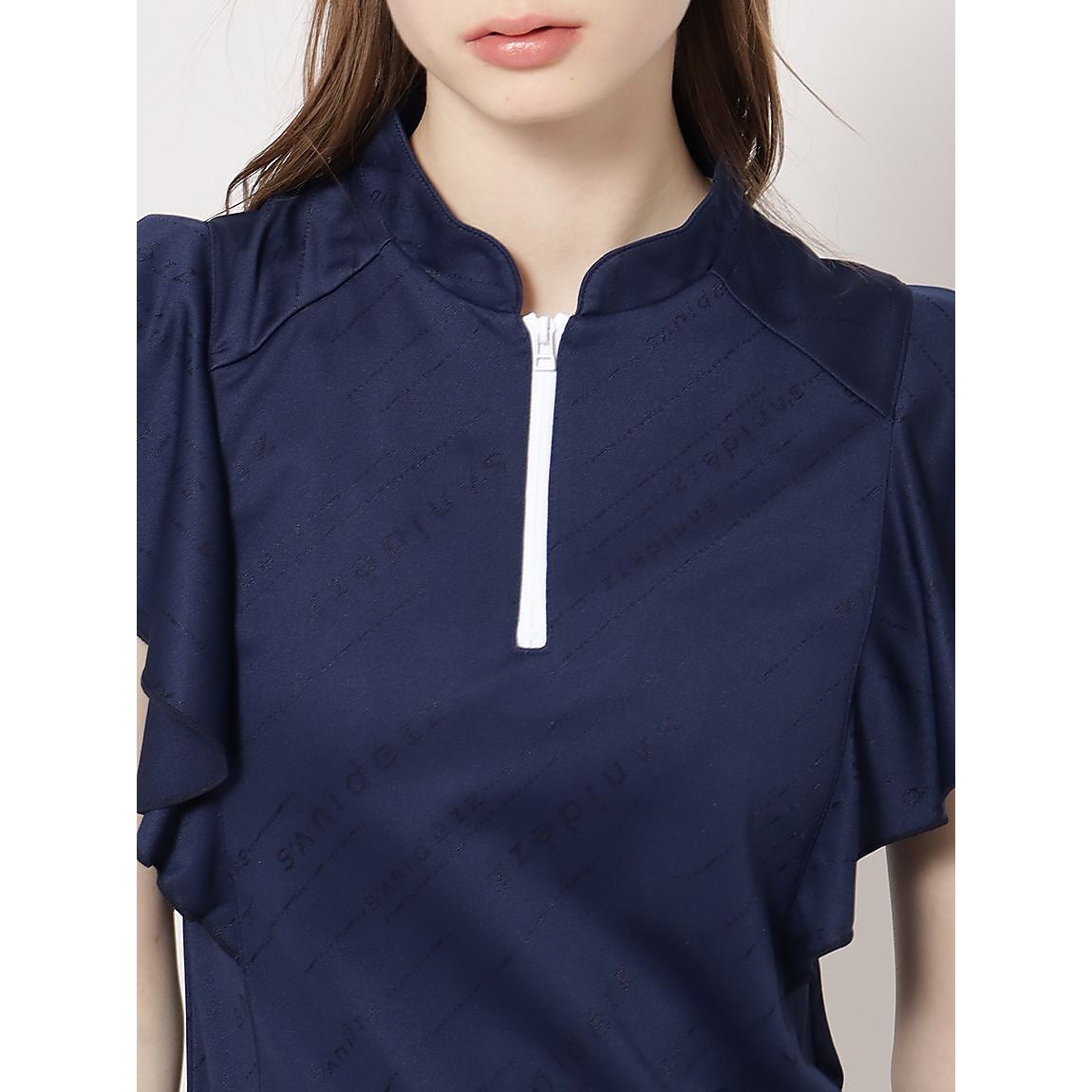 ポリエステルスムース for GOLF ロゴ JQフリルTシャツ LADIES