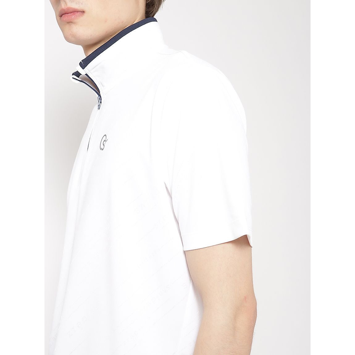 ポリエステルスムース for GOLF ロゴJQハーフジップ MENS