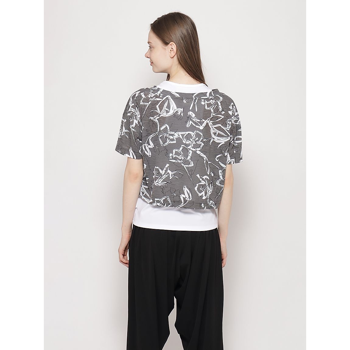 スラブ天竺×フルダルスムース プリントTシャツ&タンクLADIES